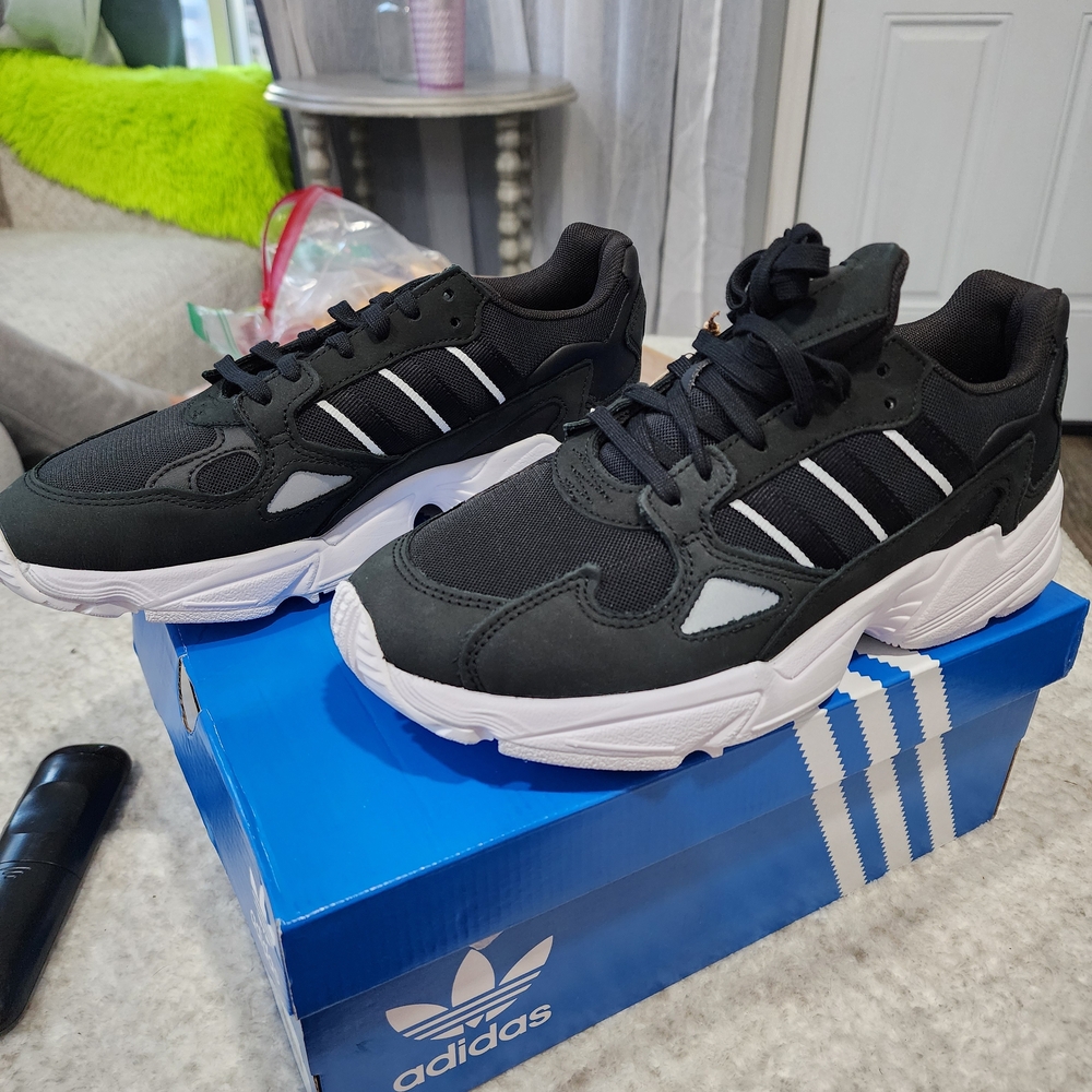 Adidas Black and White Sneakers